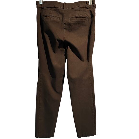 Work Office AB Studio Black Crop Pants Stretchy Comfy Casual Size 2 Classic - Picture 2 of 7